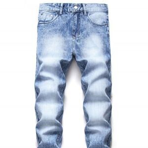 NWT Men's acid wash skinny jeans